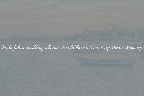 Wholesale fabric wedding albums Available For Your Trip Down Memory Lane