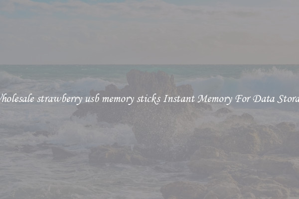 Wholesale strawberry usb memory sticks Instant Memory For Data Storage