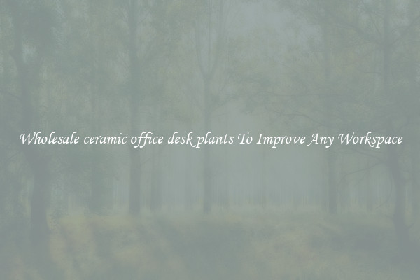 Wholesale ceramic office desk plants To Improve Any Workspace