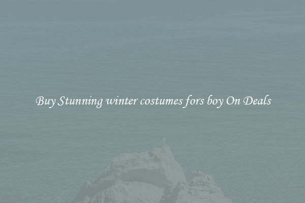 Buy Stunning winter costumes fors boy On Deals