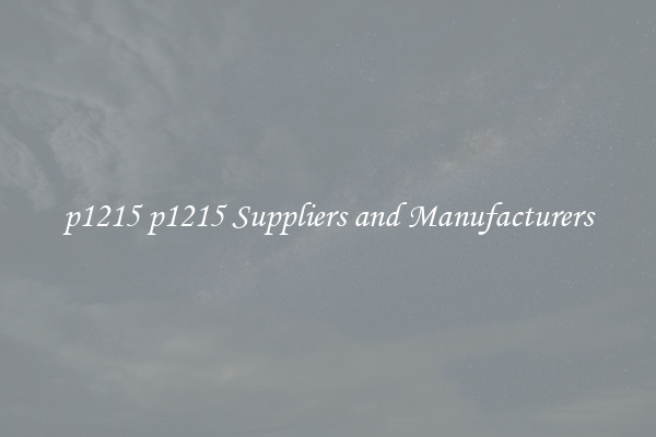 p1215 p1215 Suppliers and Manufacturers