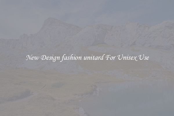 New Design fashion unitard For Unisex Use