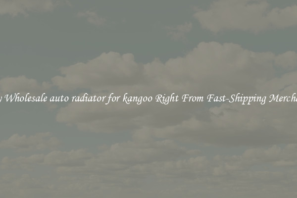 Buy Wholesale auto radiator for kangoo Right From Fast-Shipping Merchants
